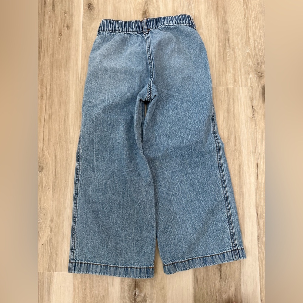 Abercrombie Kids - Wide Leg Pull On Jeans - girl’s 5/6 - Picture 2 of 4